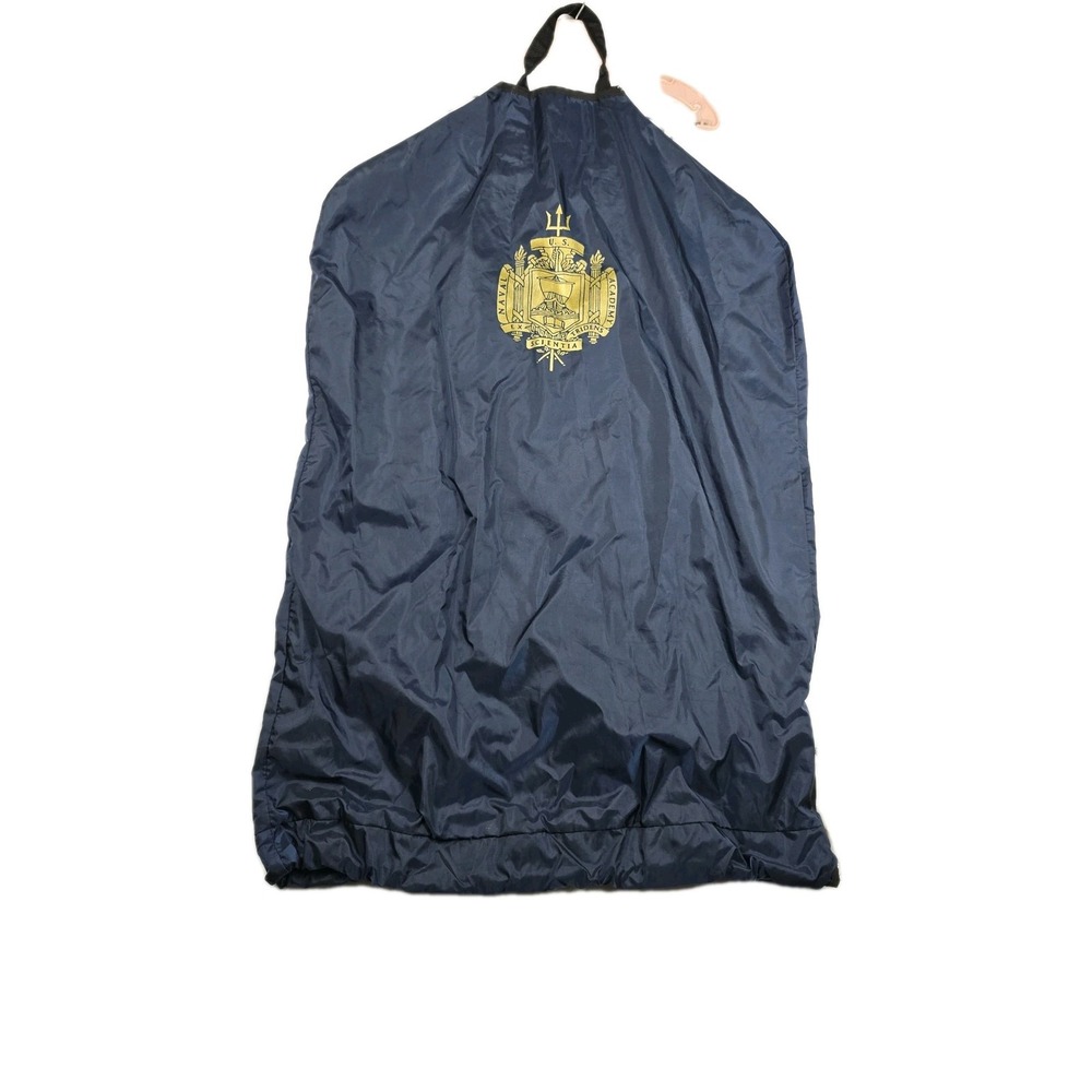 United States Naval Academy USNA Blue Garment Suit Bag Blue Scientia